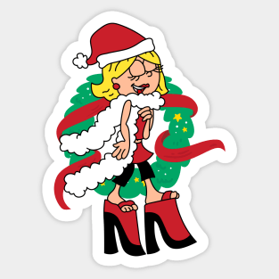 Lizzie Christmas Sticker